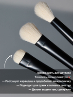 Базовый набор кистей для макияжа глаз NONSTOPMAKEUP