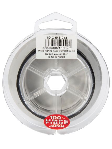 Леска плетёная WFT KG TUNGSTEN SINKING Black 150 м, 0,18 мм