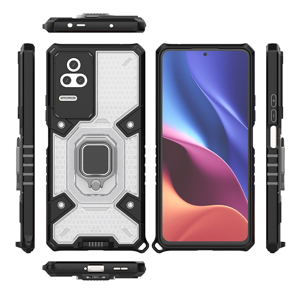 Противоударный чехол с Innovation Case с защитой камеры для Xiaomi Poco F4