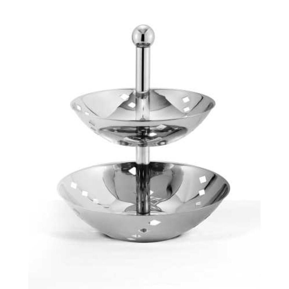 Этажерка 2 яруса, h 35 см, d 25/31 см, нержавеющая сталь, P.L. Proff Cuisine