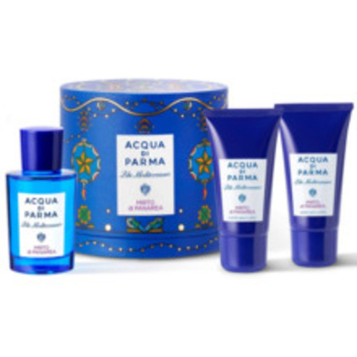 Acqua di Parma Blu Mediterraneo - Mirto di Panarea Gift set EDT 75 ml, shower gel 40 ml and body lotion 40 ml 75ml