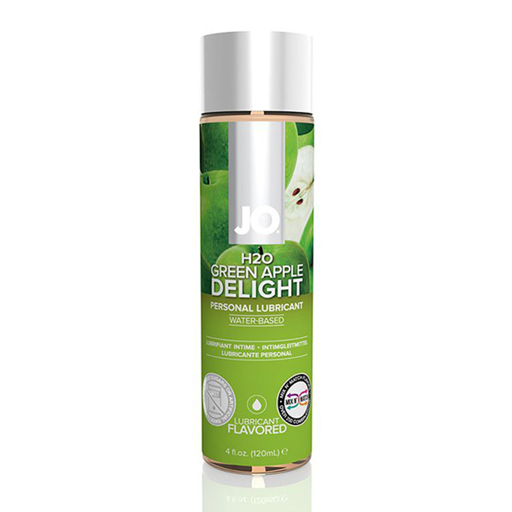 Смазка с ароматом яблока System JO Flavored Green Apple H2O 120мл