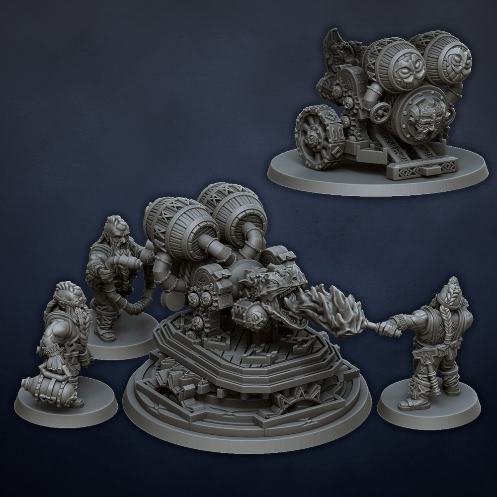 Dwarf Flame Cannon