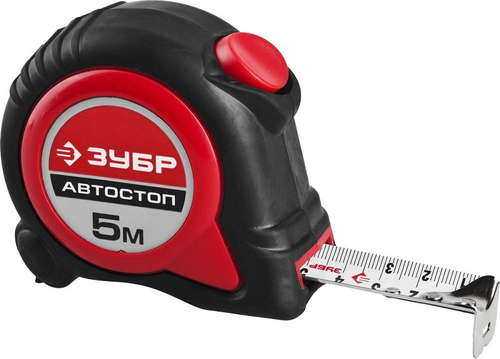 Рулетка ЗУБР "МАСТЕР" "АВТОСТОП" 34052-05-19 5м*19мм