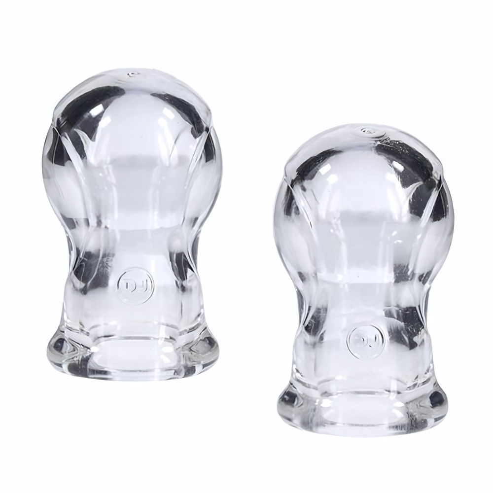 Прозрачные вакуумные зажимы на соски Tweak Nipple Sucker Set (Цвет: прозрачный)