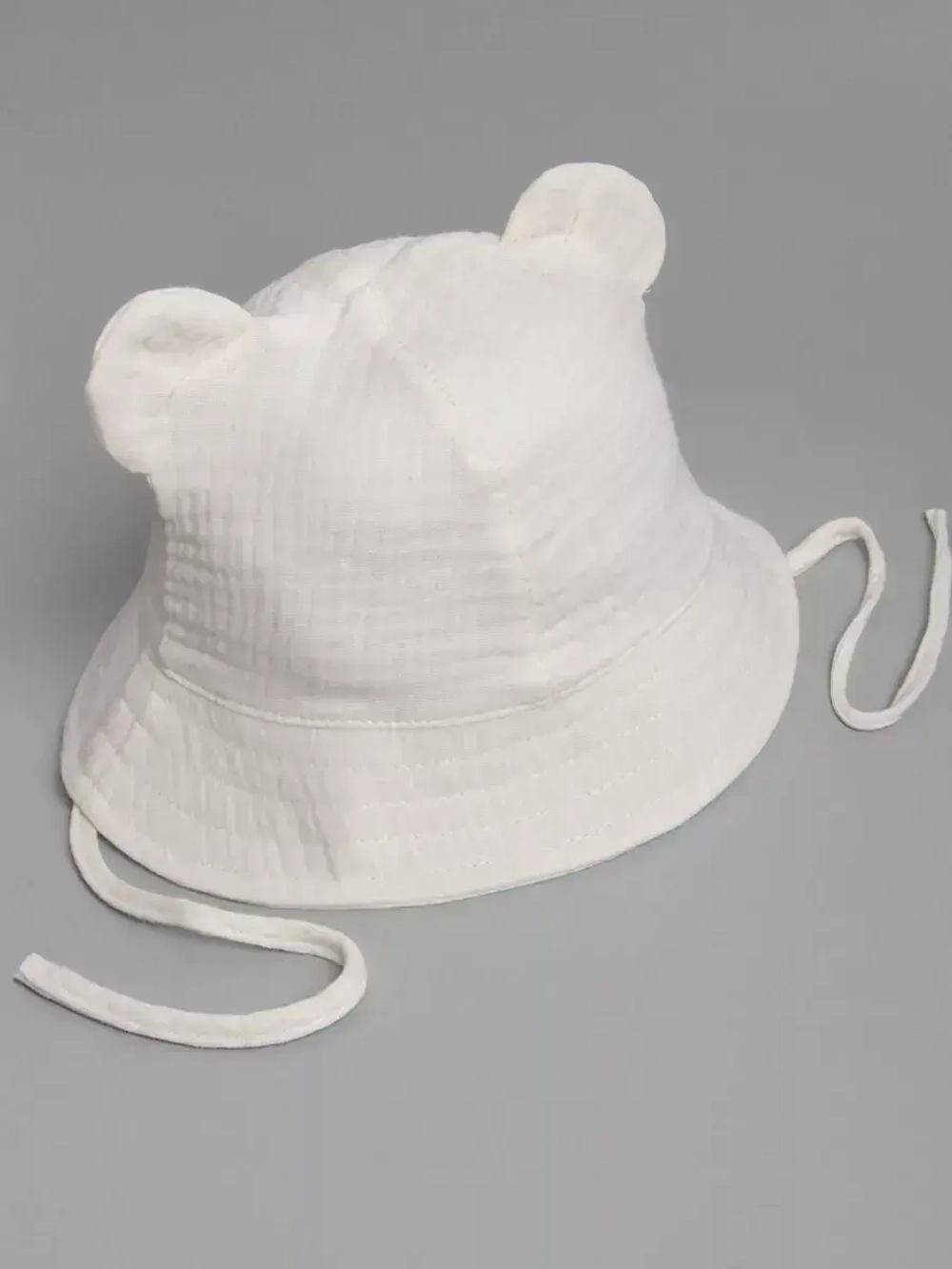 Панама летняя с ушками на завязках для детей