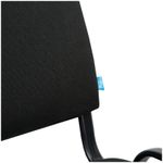 Стул Helmi HL-F01 "Изо", каркас черный, обивка ткань черная