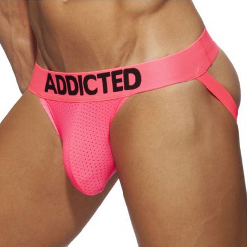 Мужские трусы джоки розовые Addicted 4012-22