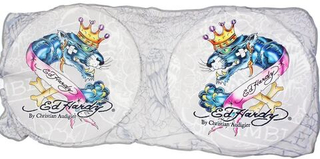 Шторка на лобовое (полиэстер) 660*1450  ЕН-01038 Тигр