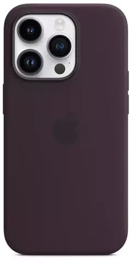 Чехол силиконовый для IPhone 14 Pro with MagSafe Elderberry