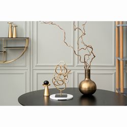 Набор подсвечников Fyr, золотистые, 3 шт.