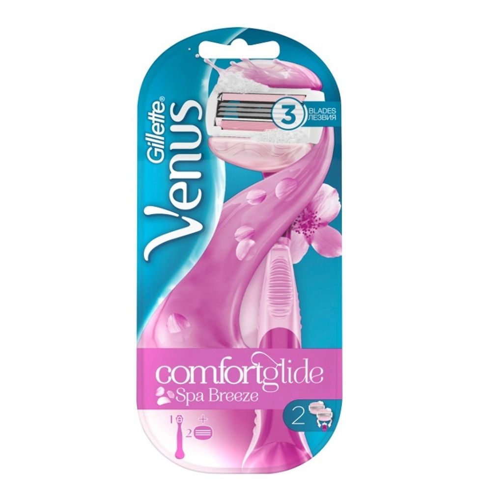 Gillette Станок бритвенный Venus ComfortGlide Breeze + 2 кассеты