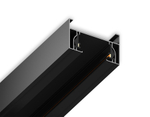 Шинопровод накладной однофазный Standard 220V GL7104 BK черный 2000*32.5*19.8 (ввод питания, 1 заглушка, крепление в комплекте)
