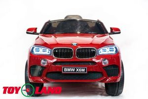 Детский электромобиль Toyland BMW X6M mini Красный