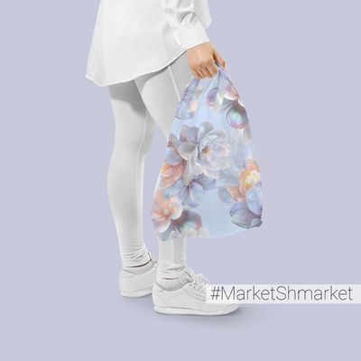 Сумка складная с принтом 