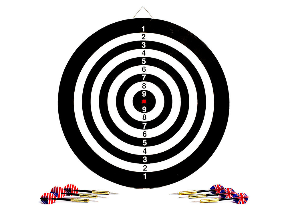 Набор дартса Stinger уровень начальный D45см 6 дротиков 18г (SG-PB18)