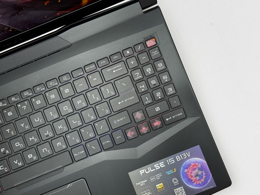 Игровой MSI Pulse i7-13700H / RTX 4070 8GB / 16GB / 1TB / 2.5K / 165Hz / Win11 / Русско-Английская клавиатура