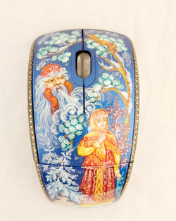 Мышь беспроводная, складная "Морозко" N3