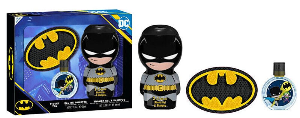 Batman EDT 50 мл + 2x1 шампунь и гель для душа 200 мл + игрушка Pop It EP Line