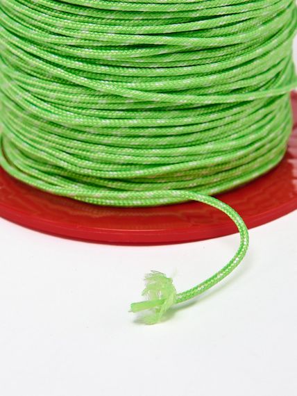 Линь SevenSub Dyneema (Дайнема 1,8 мм, в катушке 400 м, нагрузка 240 кг, ярко-зеленый/белый, цена за 1м)