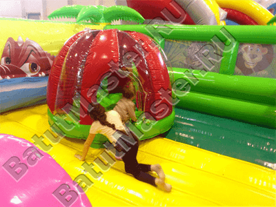 Надувной коммерческий батут "Джунгли"