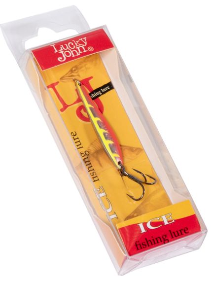 Блесна вертикал. зим. Lucky John S-1 с тр. 01.5г YR блистер