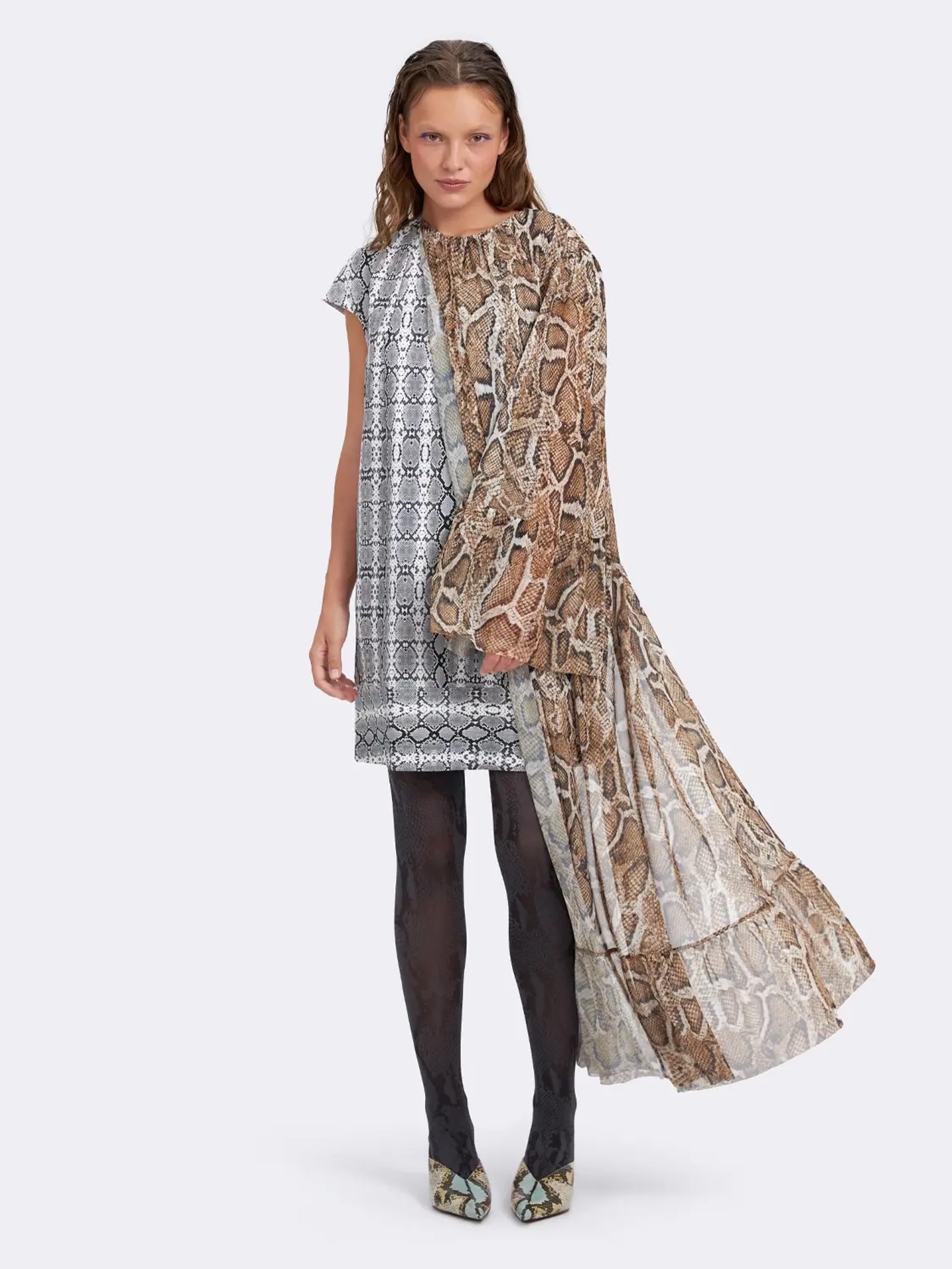 Платье асимметричное OLA OLA