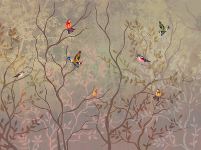 Дизайнерские обои Wall Street Arbre