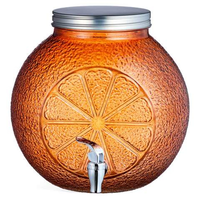 Диспенсер для напитков 8л "Orange", 25,5*21,5*25,5см
