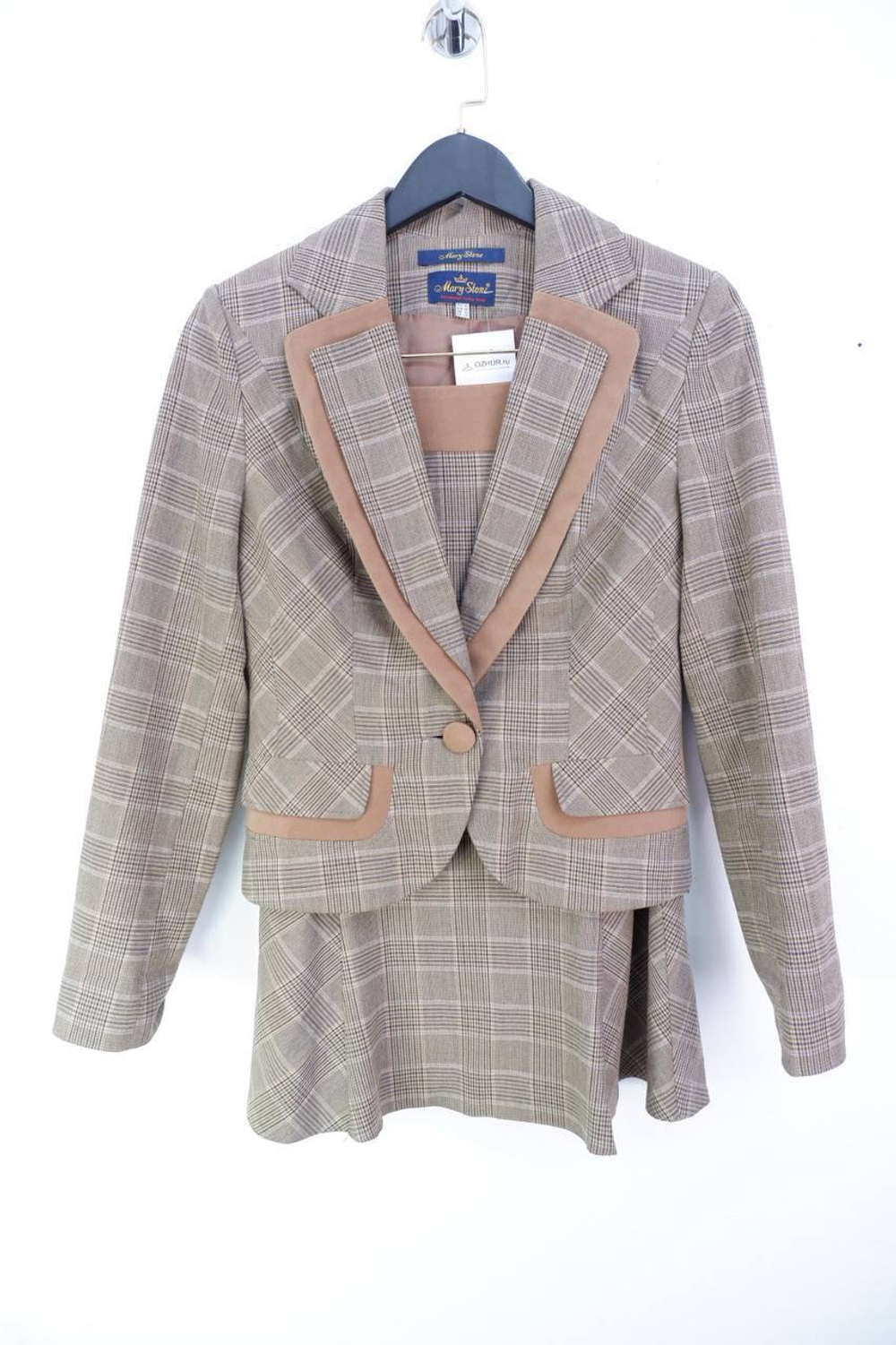 Костюм Mary Stone в клетку, визуально на 44 размер