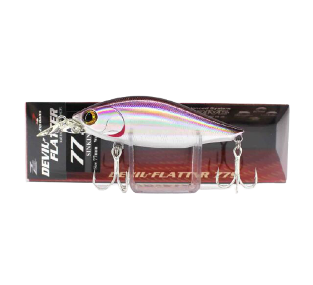 Воблер ZipBaits ZBL Devil Flatter 77S 642 AK Purple Shad