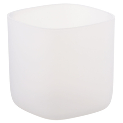 Контейнер для хранения 600мл Qualy с плоской крышкой белый