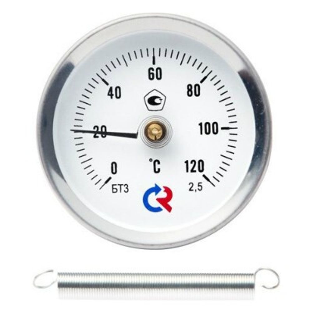 Термометр БТ-30 накладной 1/2 0-120   951