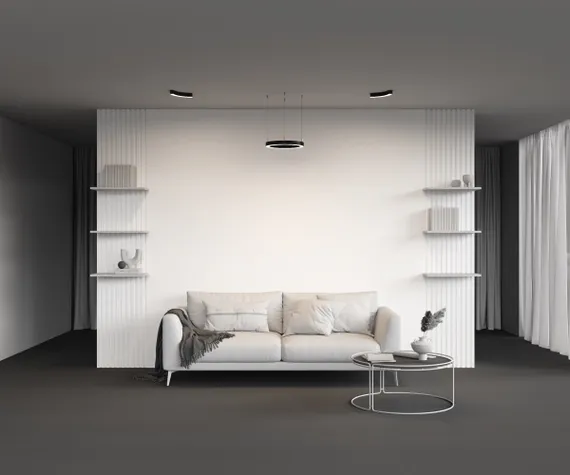 Радиусный профиль 35x35 D320мм 1/4 круга черный Led Strip alm-3535r-b-d-90°-0.3m