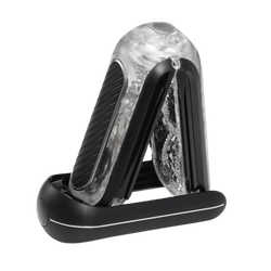 TENGA Flip Zero Gravity, Черный  – японский мастурбатор с вибрацией (усиленная стимуляция)