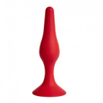 Небольшая анальная пробка на присоске Gravity-M (Цвет: красный)