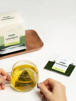 Чай зеленый "Имбирь и Лемонграсс" в пирамидках 50 г. (2,5 г х 20 шт)