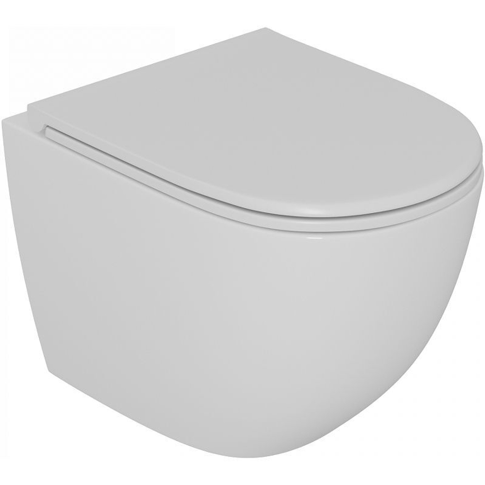 Унитаз D&K DT1396516 подвесн. б/ободков.торнадо Matrix 490х370х360мм, микролифт