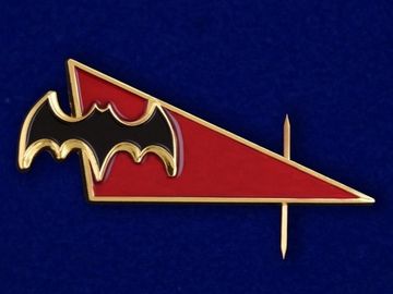 Околыш (уголок) на берет Разведка ВДВ (Летучая мышь)