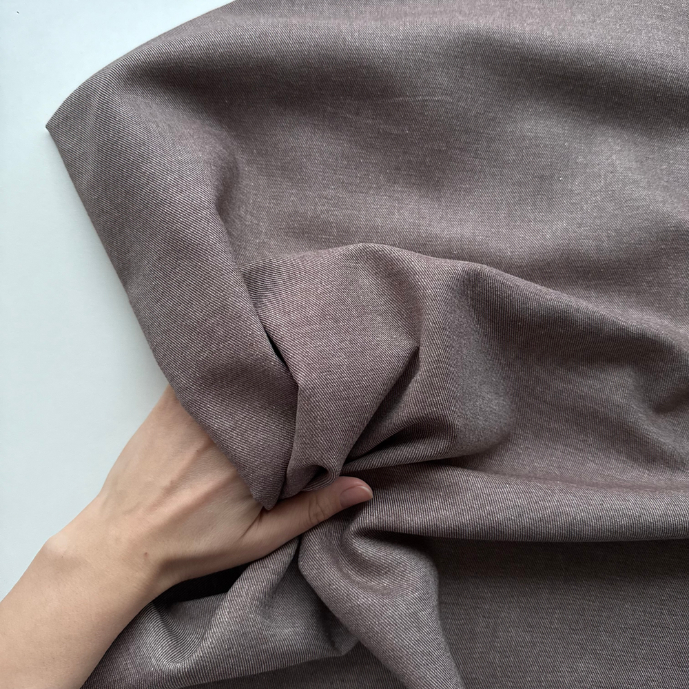 Тонкая рубашечная джинса Древесная кора