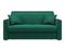 Диван Неаполь 1,2 - Велютто/Velutto  33 изумрудный/накладка венге