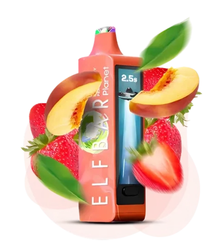 Elf Bar Planet 25000 - Strawberry Peach (5% nic)