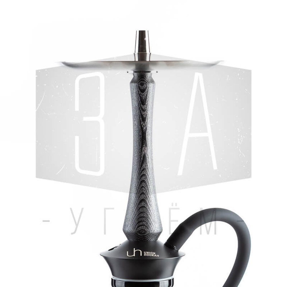 Кальян Union Hookah Sleek Black Silver