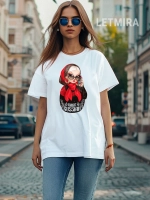 Футболка с принтом Матрёшка