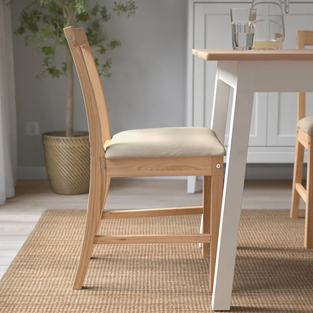 Стул - IKEA PINNTORP, 83х40х49 см, светло-коричневый-каторп натуральный, ПИННТОРП ИКЕА
