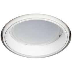 Светильник встраиваемый алюминиевый ЭРА KL99 WH безрамочный под штукатурку под лампу MR16 GU5.3 белый | Алюминиевые встраиваемые светильники