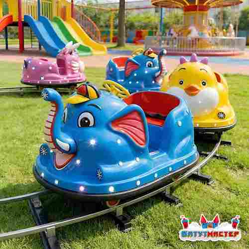 Детский поезд на рельсах «Сафари», 4 кабинки