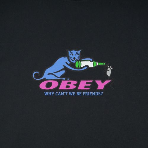 Футболка мужская Obey Why Can't Be Friends артикул:166912208 - купить в магазине Дайс