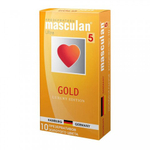Презервативы MASCULAN 5 ULTRA GOLD № 10 (утонченный латекс золотого цвета) 10 шт.