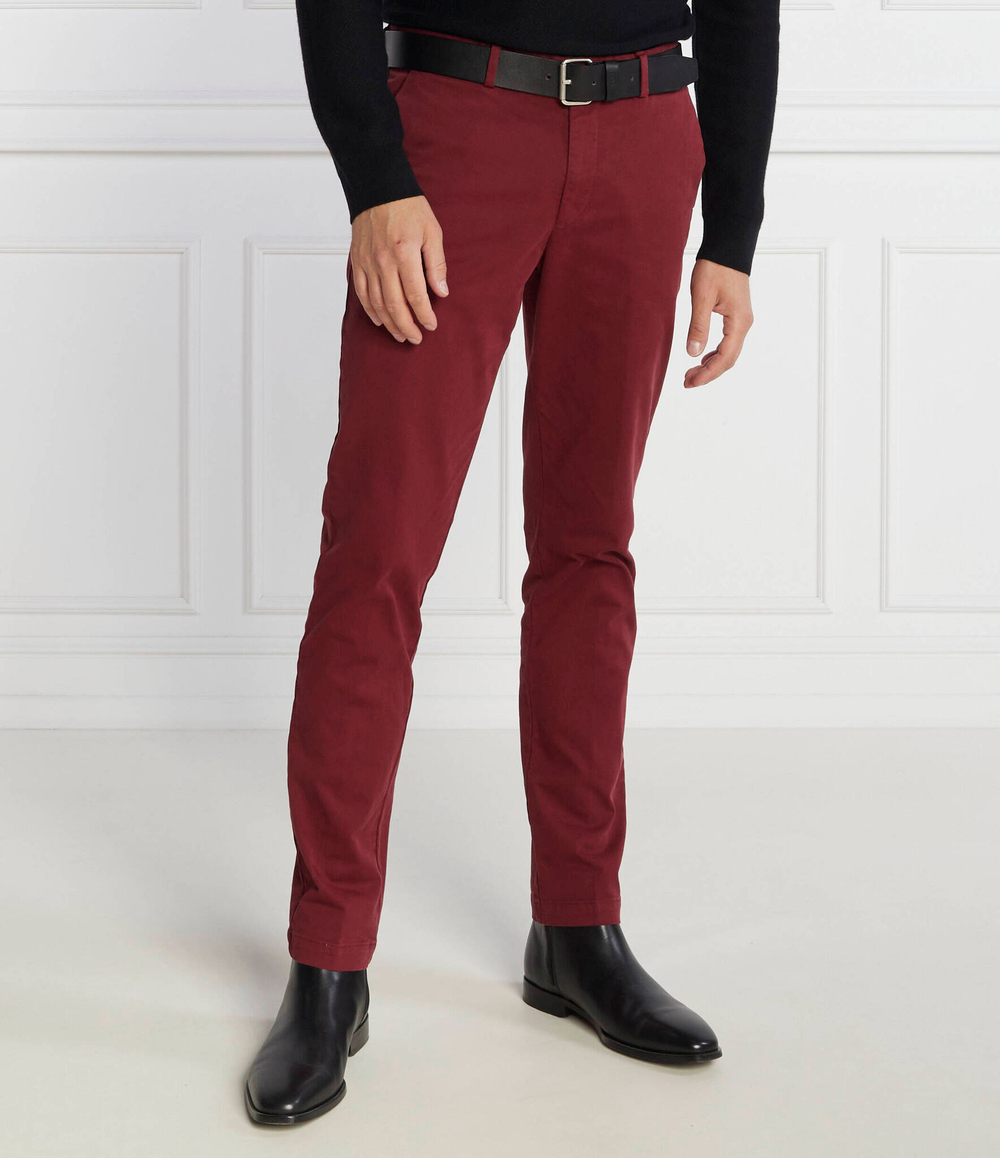 Чиносы Kaito1 BOSS BLACK - бордовый(50487966)